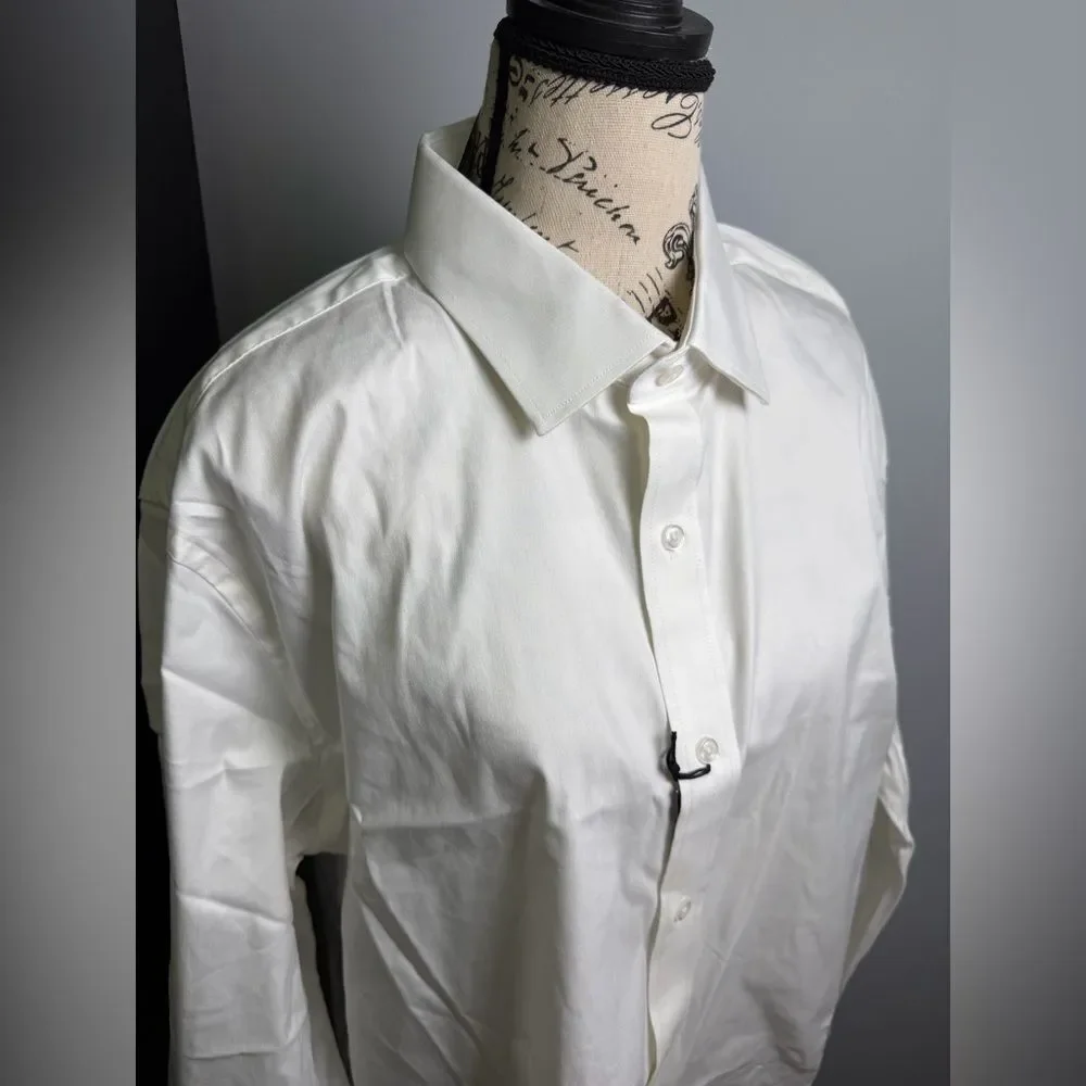 J.Crew Bowery performance stretch dress shirt with spread collar NWT Size XL